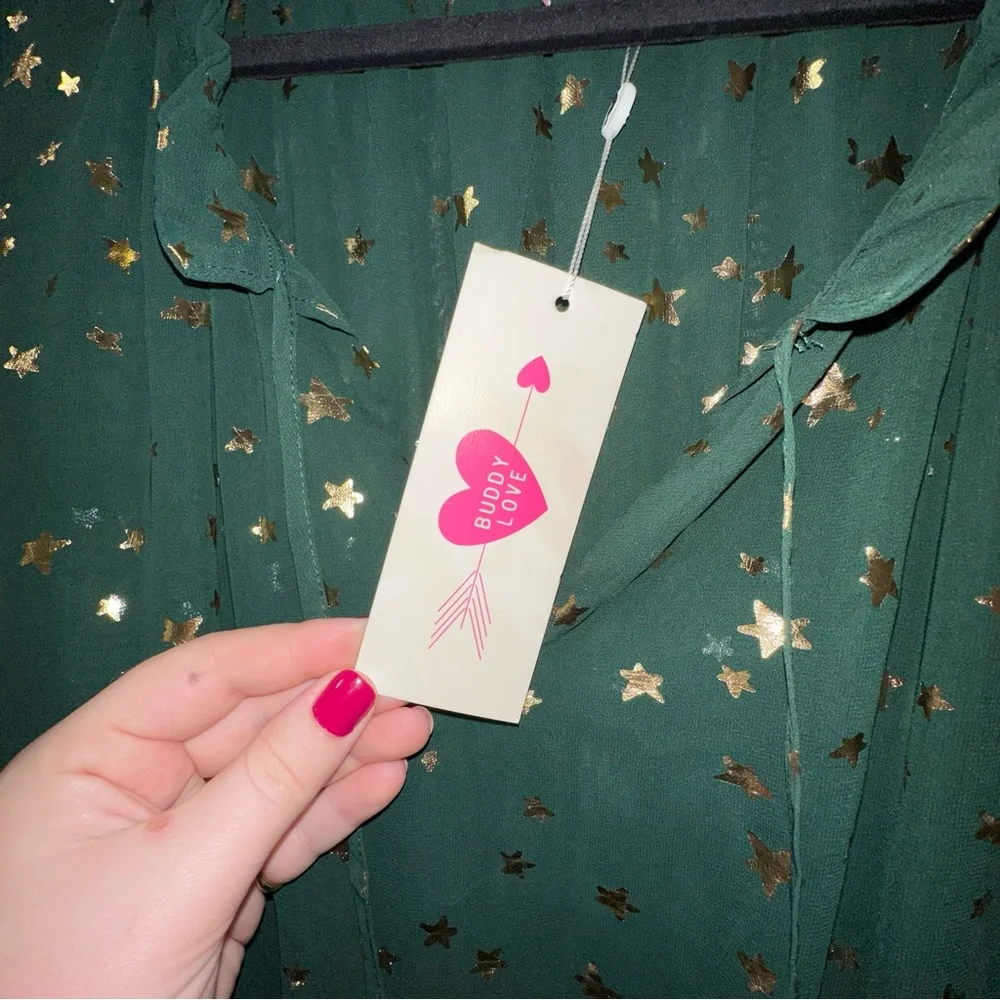 Buddy Love Green Star Dress - Picture 7 of 7